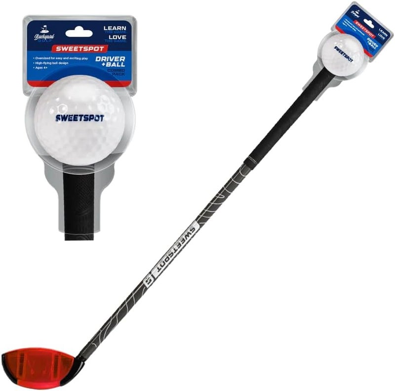 SweetSpot Baseball Sweetspot Plastic Golf Club and Ball Set - Image 1